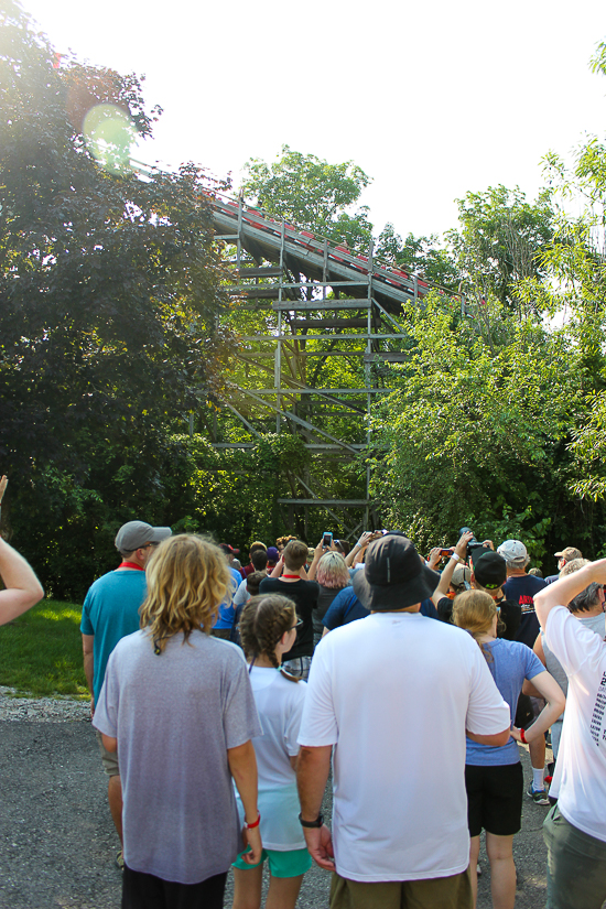 The Raven rollercoaster at Holiday World, Santa Claus, Indiana