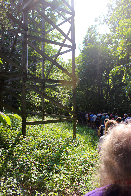 The Raven rollercoaster at Holiday World, Santa Claus, Indiana