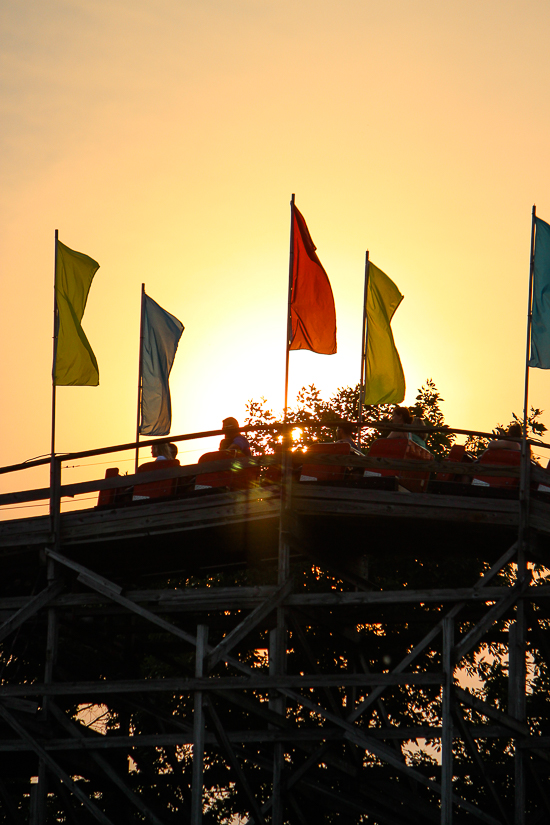 The Raven rollercoaster at Holiday World, Santa Claus, Indiana