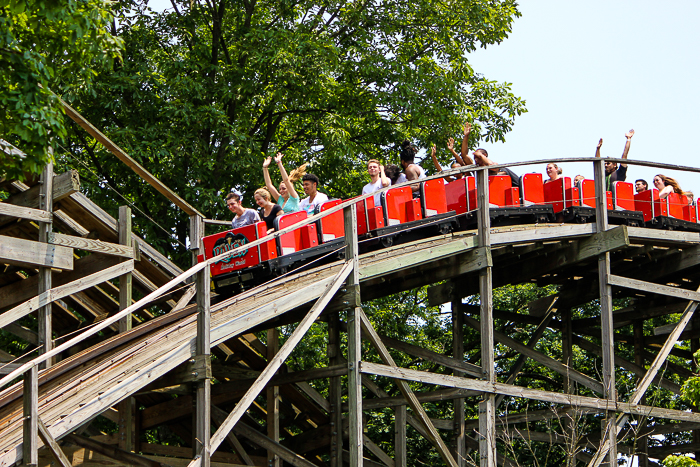 The Raven rollercoaster at Holiday World, Santa Claus, Indiana