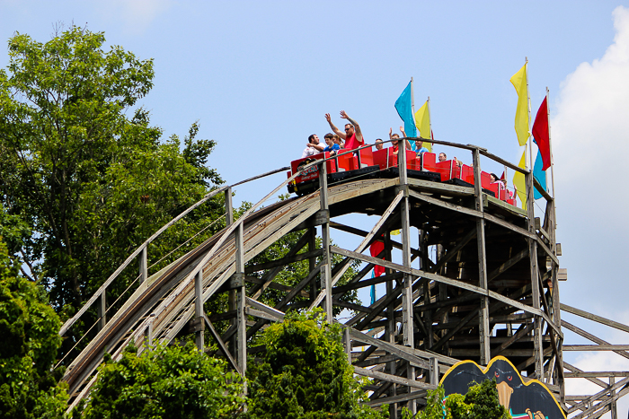 The Raven rollercoaster at Holiday World, Santa Claus, Indiana
