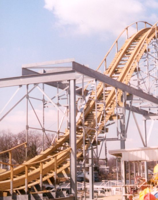 Cornball Express Construction Tour at Indiana Beach Amusement Resort, Monticello, IN