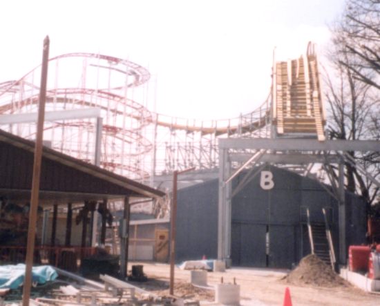 Cornball Express Construction Tour at Indiana Beach Amusement Resort, Monticello, IN