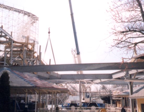 Cornball Express Construction Tour at Indiana Beach Amusement Resort, Monticello, IN
