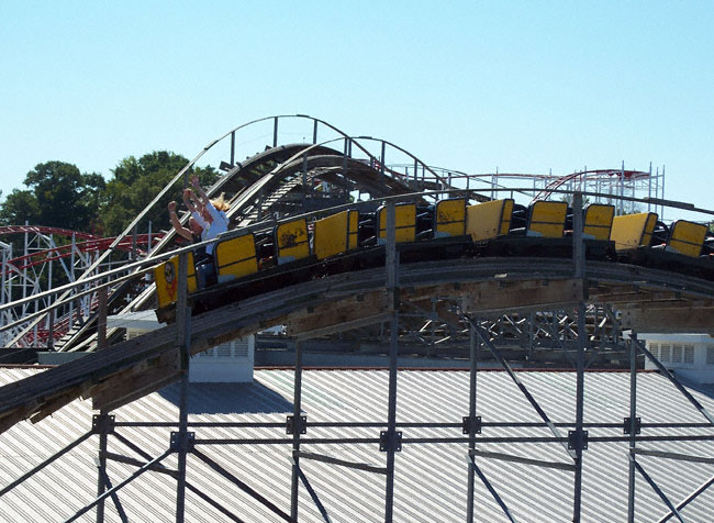 The Cornball Express Rollercoaster At Indiana Beach Amusement Resort, Monticello, IN
