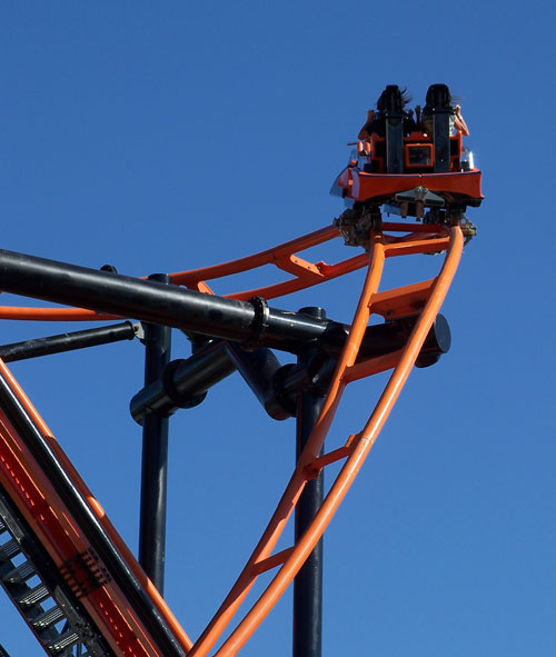 The Steel Hawg Roller Coaster At Indiana Beach Amusement Resort, Monticello, IN