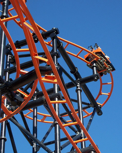 The Steel Hawg Rollercoaster At Indiana Beach Amusement Resort, Monticello, IN