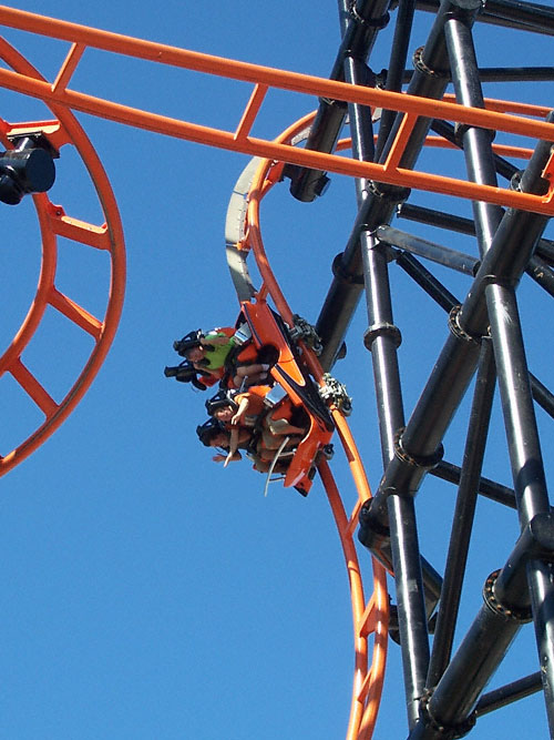 The Steel Hawg Rollercoaster At Indiana Beach Amusement Resort, Monticello, IN