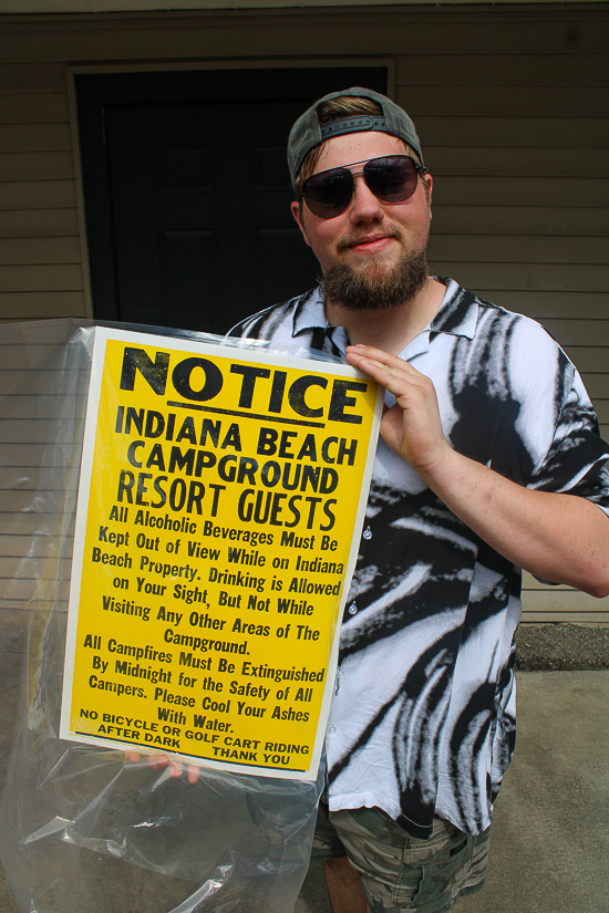 The All American Triple Loop at Indiana Beach, Monticello Indiana
