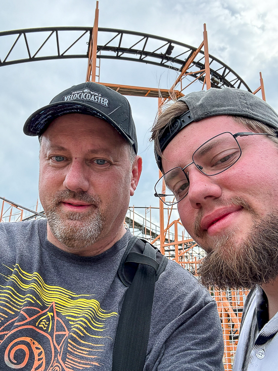 The Tig'rr Roller Coaster at Indiana Beach, Monticello Indiana