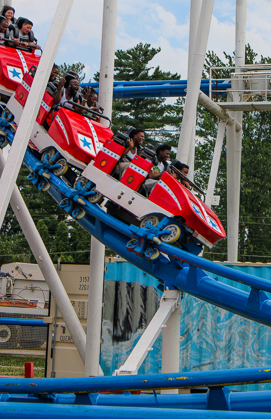 The All American Triple Loop at Indiana Beach, Monticello Indiana