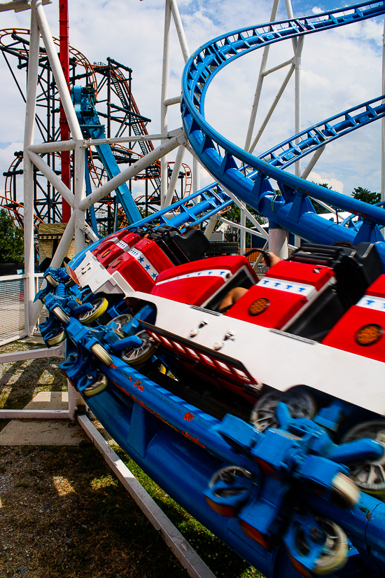 The All American Triple Loop at Indiana Beach, Monticello Indiana