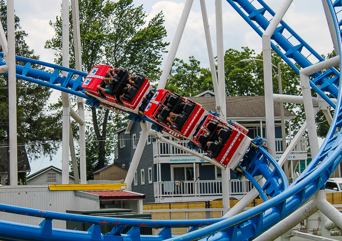 The All American Triple Loop at Indiana Beach, Monticello Indiana