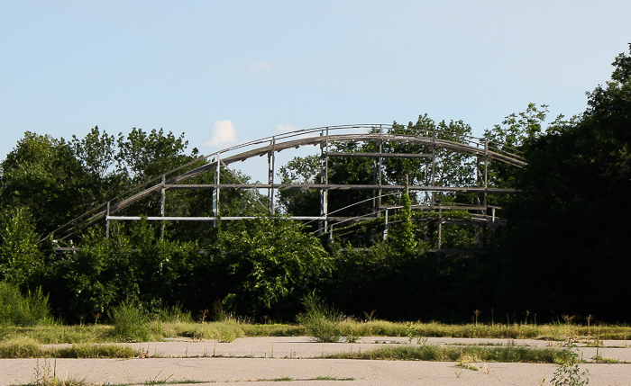 The Roller Coaster at the Abandoned Joyland Amusement Park, Wichita, Kansas