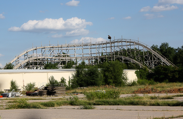 The Roller Coaster at the Abandoned Joyland Amusement Park, Wichita, Kansas