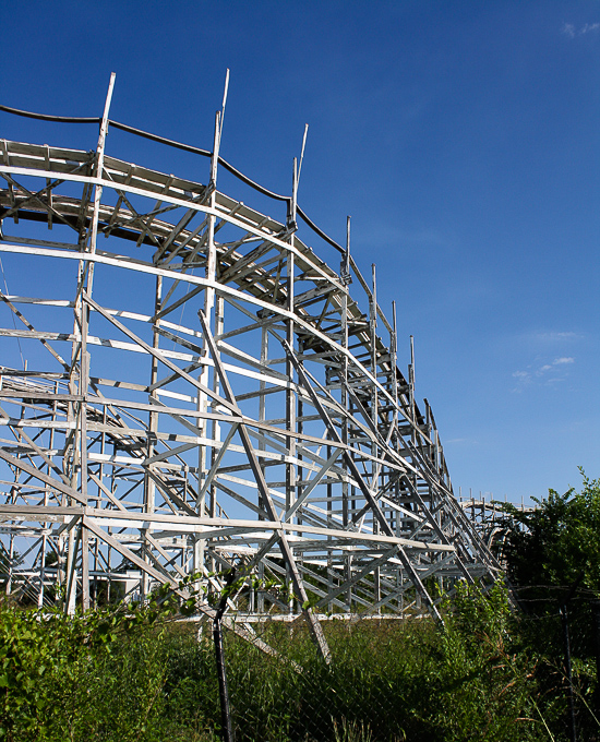 The Roller Coaster at the Abandoned Joyland Amusement Park, Wichita, Kansas