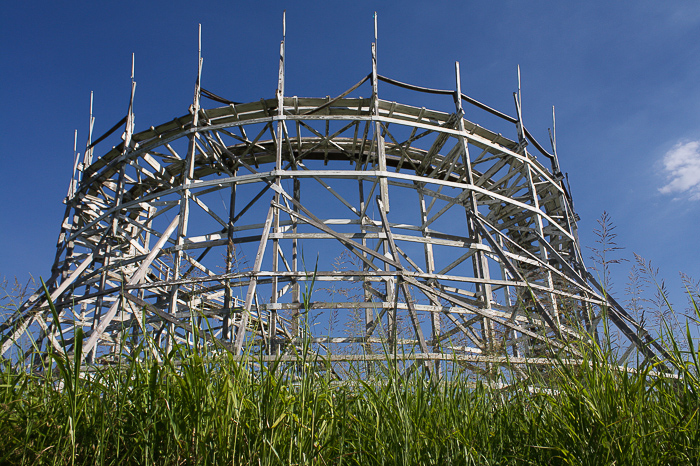 The Roller Coaster at the Abandoned Joyland Amusement Park, Wichita, Kansas