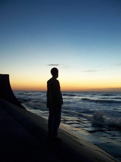 Sunrise over the Gulf of Mexico, Galveston, TX