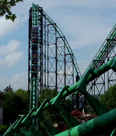 The Phantom's Revenge Rollercoaster At Kennywood Park, West Mifflin Pennsylvania