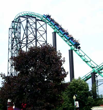 The Phantom's Revenge Rollercoaster At Kennywood Park, West Mifflin Pennsylvania
