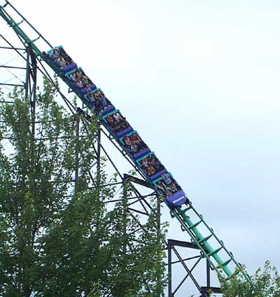 The Phantom's Revenge Rollercoaster At Kennywood Park, West Mifflin Pennsylvania