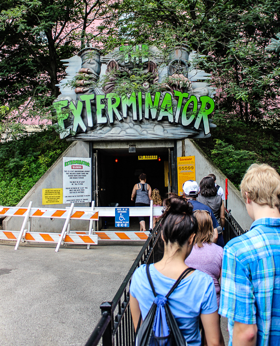 The Exterminator Roller Coaster at Kennywood Park, West Mifflin, PA