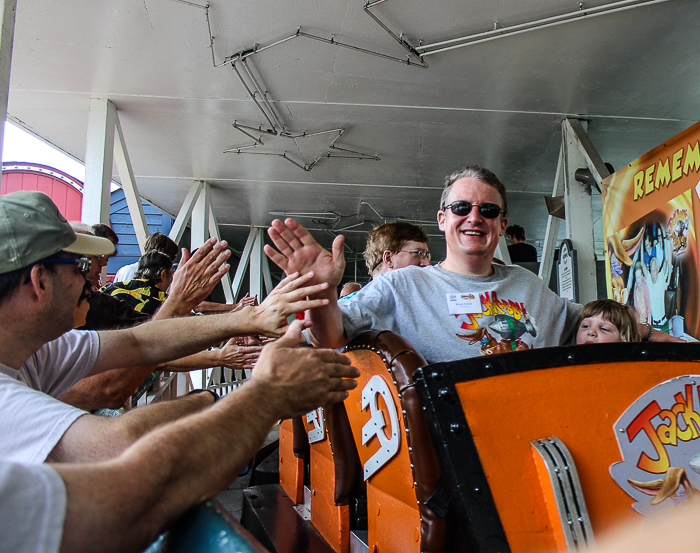 The Jack Rabbit Roller Coaster at Kennywood Park, West Mifflin, PA