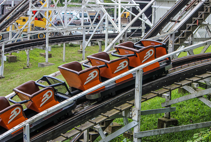 The Jack Rabbit Roller Coaster at Kennywood Park, West Mifflin, PA