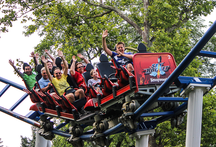 The Sky Rocket Roller Coaster at Kennywood Park, West Mifflin, PA