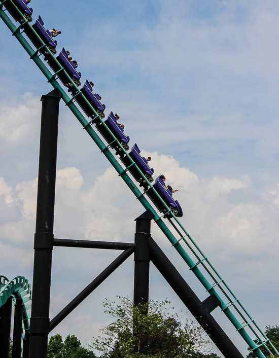 The Steel Phantom Roller Coaster at Kennywood Park, West Mifflin, PA