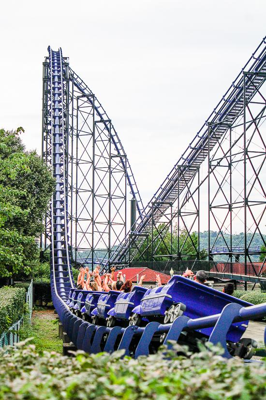 The Phantom's Revenge roller coaster at Kennywood Park, West Mifflin, PA