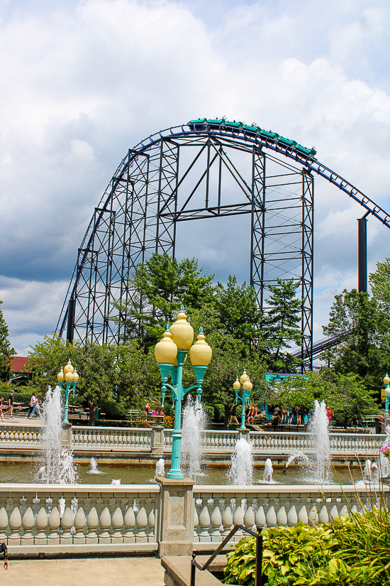The Phantom's Revenge roller coaster at Kennywood Park, West Mifflin, PA