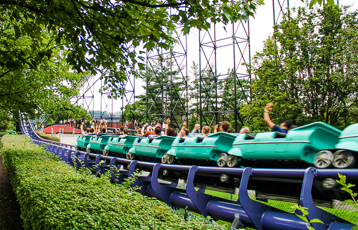 The Phantom's Revenge roller coaster at Kennywood Park, West Mifflin, PA