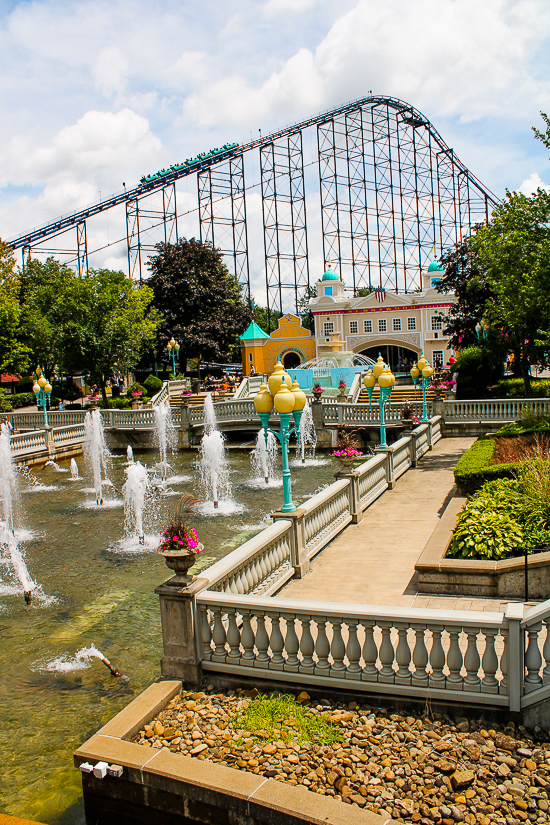 The Phantom's Revenge roller coaster at Kennywood Park, West Mifflin, PA