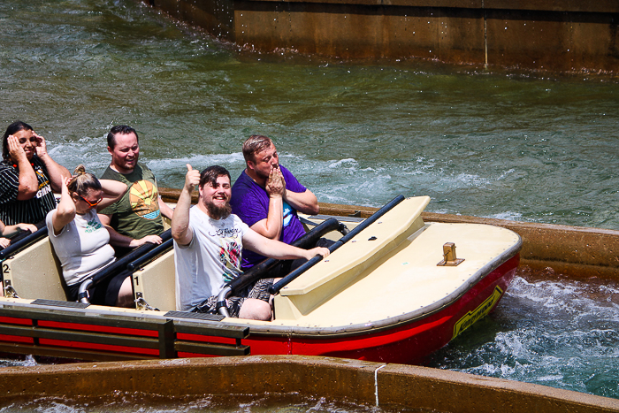 The Pittsburgh Plunge at Kennywood Park, West Mifflin, PA