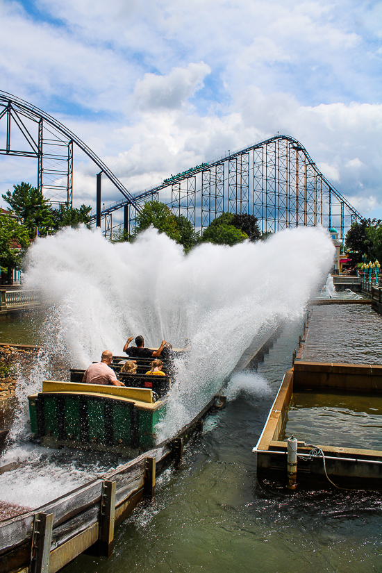The Pittsburgh Plunge at Kennywood Park, West Mifflin, PA