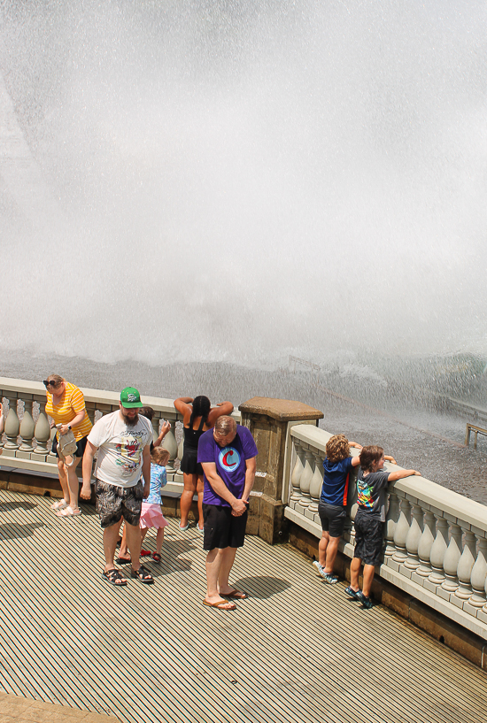 The Pittsburgh Plunge at Kennywood Park, West Mifflin, PA
