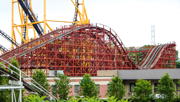 The Racer Roller Coaster at Kennywood Park, West Mifflin, PA