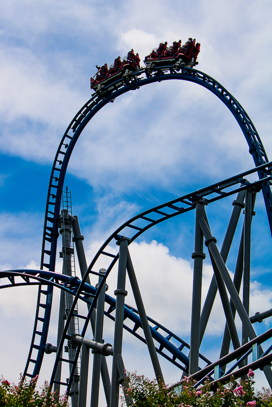The Sky Rocket roller coaster at Kennywood Park, West Mifflin, PA