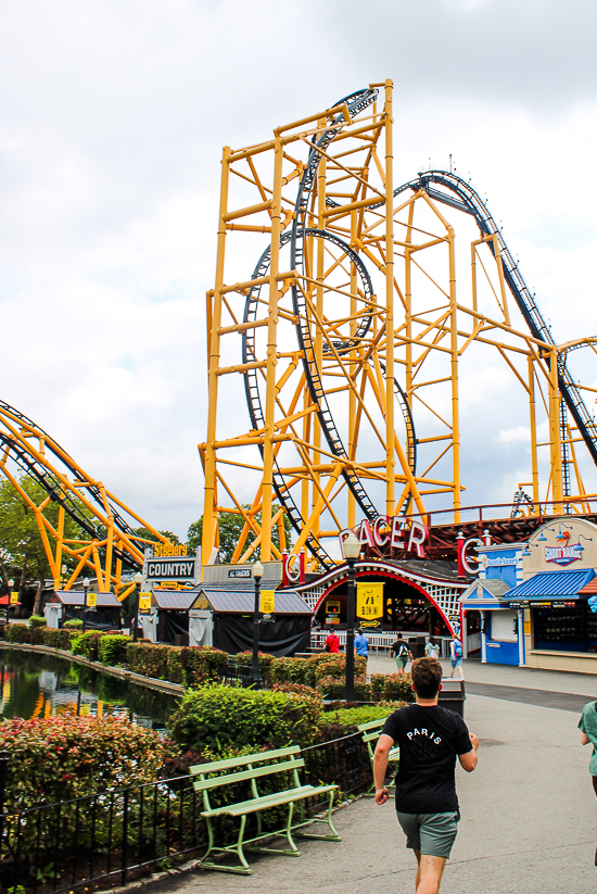 The Steel Curtain Roller Coaster at Kennywood Park, West Mifflin, PA