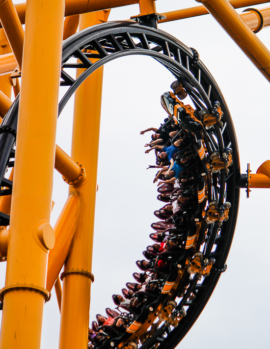 The Steel Curtain Roller Coaster at Kennywood Park, West Mifflin, PA