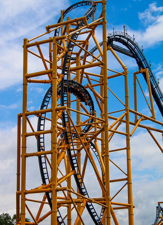 The Steel Curtain Roller Coaster at Kennywood Park, West Mifflin, PA