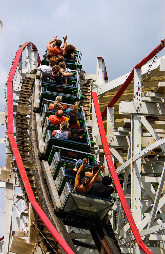  The Thunderbolt roller coaster at Kennywood Park, West Mifflin, PA