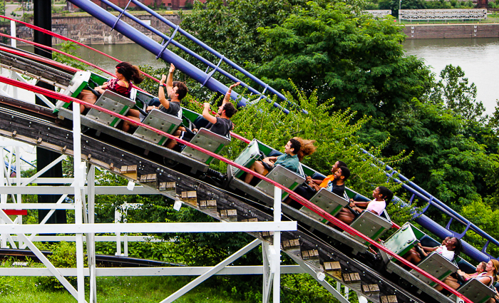 The Thunderbolt Roller Coaster at Kennywood Park, West Mifflin, PA