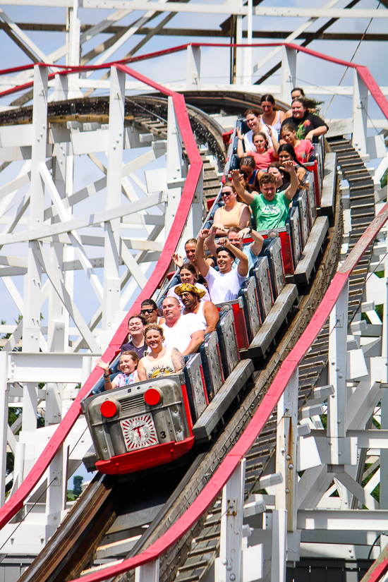 The Thunderbolt Roller Coaster at Kennywood Park, West Mifflin, PA