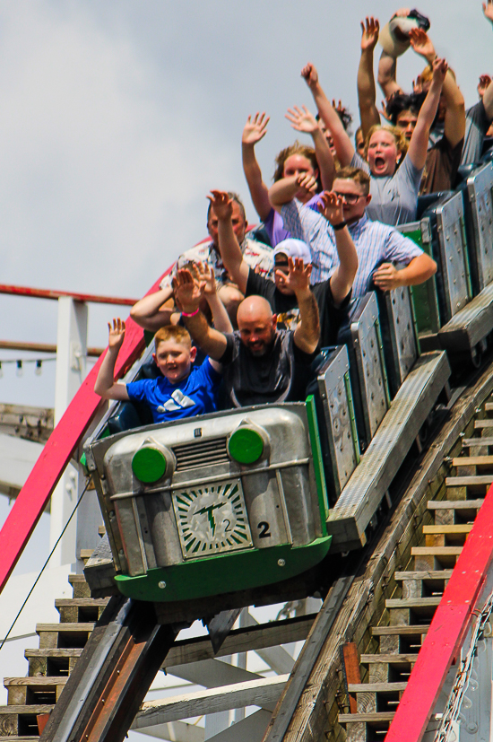 The Thunderbolt Roller Coaster at Kennywood Park, West Mifflin, PA