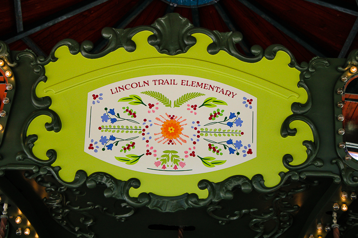 The Kentucky Flyer Rollercoaster at Kentucky Kingdom Theme Park, Louisville, Kentucky