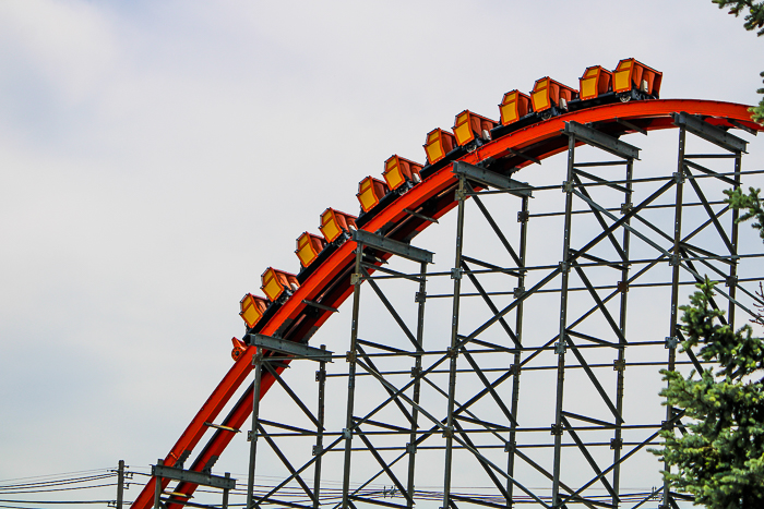The Wind Chaser Rollercoaster at Kentucky Kingdom Theme Park, Louisville, Kentucky