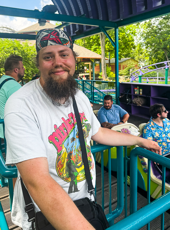 Hollyhock & Roll at Kentucky Kingdom Theme Park, Louisville, Kentucky