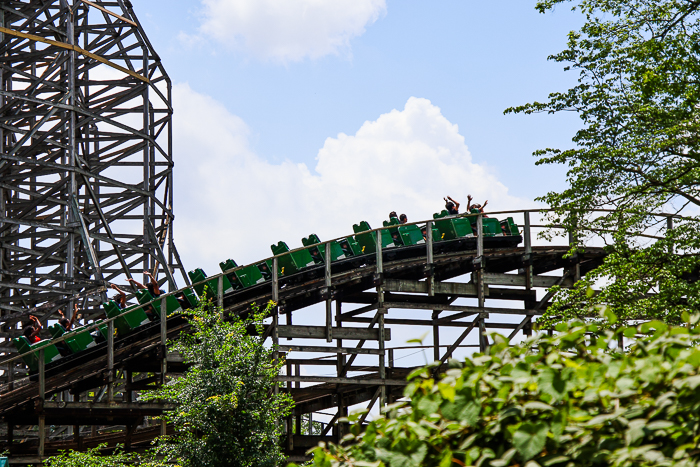 Wilderness Run at Kentucky Kingdom Theme Park, Louisville, Kentucky